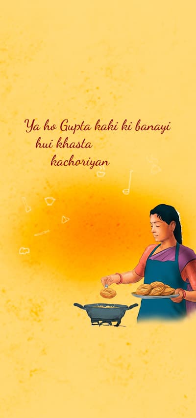 Samosa background